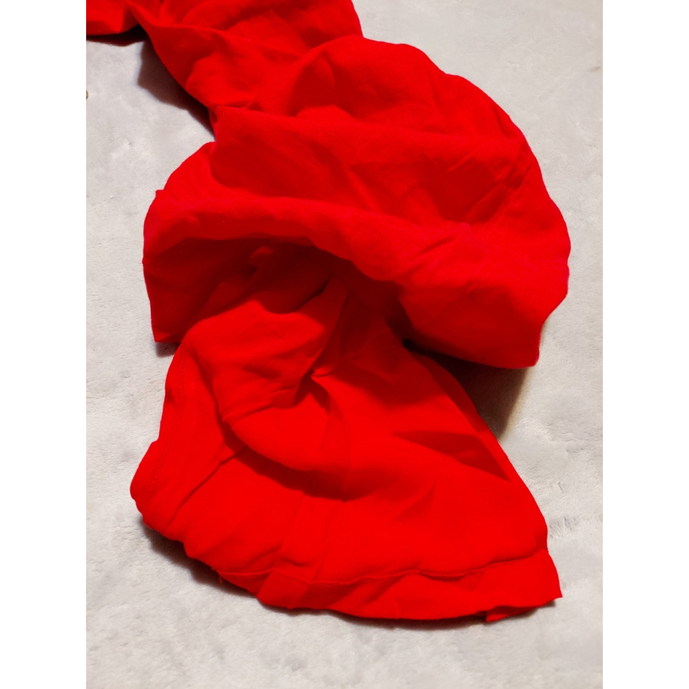 VIX Paula Hermanny Carina Red Lace up Resortwear Beach Vacation Jumpsuit Size 0 - Picture 8 of 13